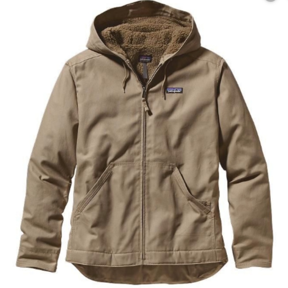 Patagonia Lined Canvas Hoody (Ash/Tan)